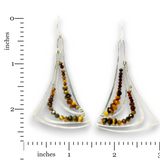 Topographical Drop Earrings