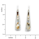 Strata Agate Drop Earrings