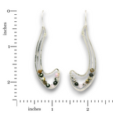 Charoite Hook Drop Earrings