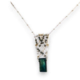 Green Labradorite Lattice Necklace