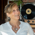 Raw quartz nugget and silver blue fresh water pearl variety embellished an oxidized sterling silver hoop necklace on a dainty chain necklace