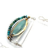 Amazonite Slide Necklace 83490N