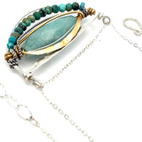 Amazonite Slide Necklace 83490N