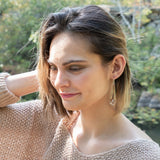 Rutile Narrow Drop Earrings