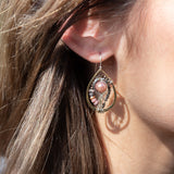 Entwined Pearl Drop Earrings