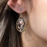 Entwined Pearl Drop Earrings