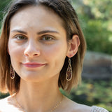 Pomegranate Garnet Earrings