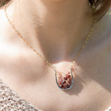 Pomegranate Garnet Necklace