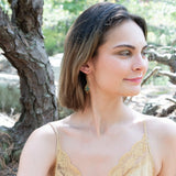 Jade Arrow Drop Earrings