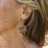 Autumn Leaves Crystal Earrings