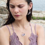 Amethyst Pebble Pendant Necklace 83265N