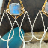 Labradorite Cloud Earrings E82046