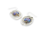 Sterling Silver Crystal Nest Earrings E79529
