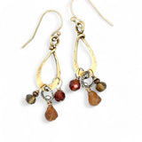 Hessonite Cluster Drop Earrings E83546