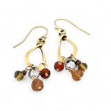 Hessonite Cluster Drop Earrings E83546