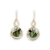 Orbital Zebra Jasper Drop Earrings