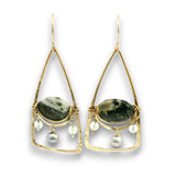 Pietersite Tether Dangle Earrings
