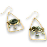 Pietersite Tether Dangle Earrings