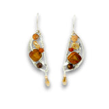 Ridge Jasper Dangle Earrings
