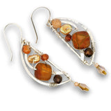 Ridge Jasper Dangle Earrings