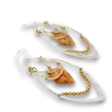Sunstone Dune Marquise Earrings