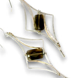 Smoky Quartz Spire Earrings