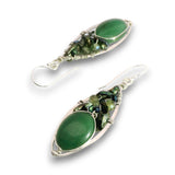 Green Aventurine Buoy Drop Earrings