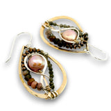 Intwined Pearl Drop Earrings