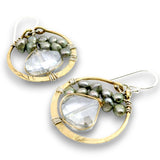 Pale Aura Drop Earrings