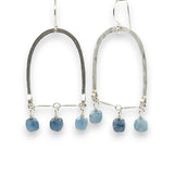 Aquamarine Gumdrop Earrings E84134