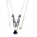 Iolite Gemstone Chain Necklace 82518N