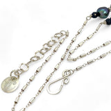 Iolite Gemstone Chain Necklace 82518N