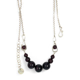Generous Garnet Sphere Necklace 82611N