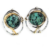 Turquoise Moon Post Earrings E83206