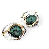 Turquoise Moon Post Earrings E83206