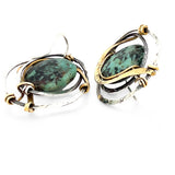 Turquoise Moon Post Earrings E83206