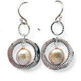 Rustic Pearl Earrings E82500