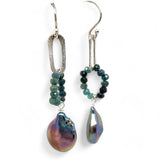 Blue Tourmaline Link Earrings E82650