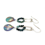 Blue Tourmaline Link Earrings E82650