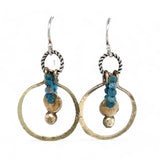 Brass Knuckle Hoop Earrings E83488