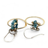 Brass Knuckle Hoop Earrings E83488