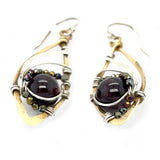 Garnet Royalty Earrings E82612
