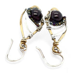 Garnet Royalty Earrings E82612