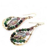 Zoisite Sparkle Drop Earrings E82672