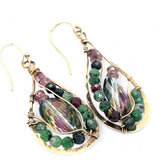 Zoisite Sparkle Drop Earrings E82672