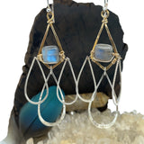 Labradorite Cloud Earrings E82046