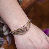 Tourmaline Leaf Bracelet B371