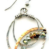 Crystal Mini Moon Hoop Earrings E65727