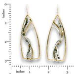 Agate Vein Drop Earrings - Art by any Means Jewelryproduct_