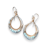 Amazonite Channel Hoop Earrings - Art by any Means Jewelryproduct_